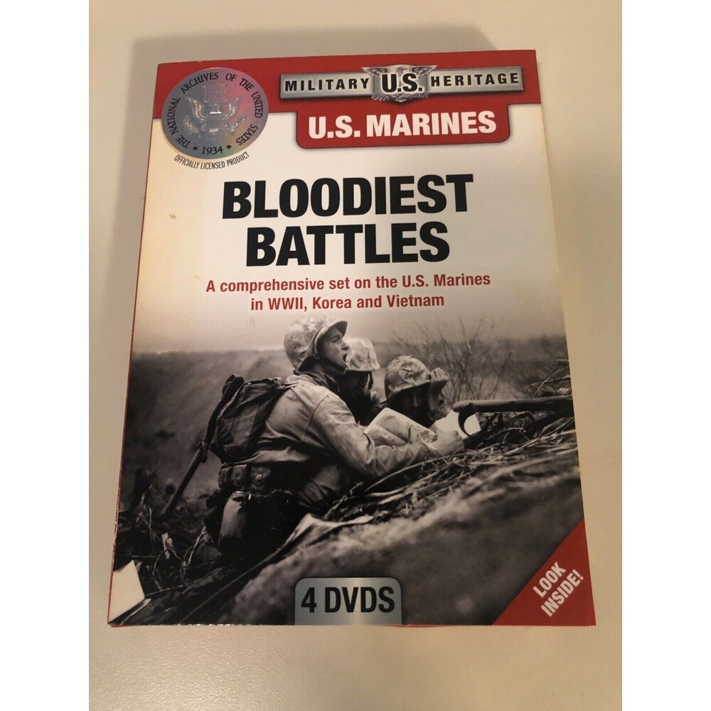 U.S. Marines: Bloodiest Battles‎ National Archives 4 DVD Set